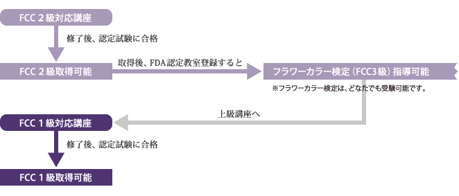 花の色彩学 色合わせ を学びたい Fdaフラワースクール